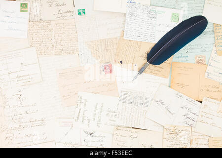 Handgeschriebenen Brief Stockfoto