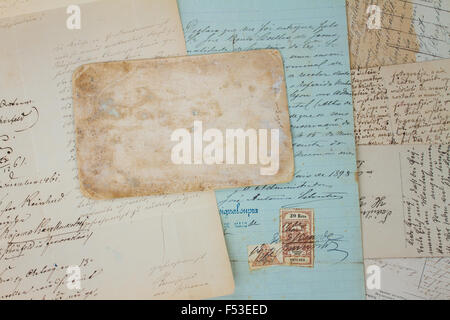 alten handschriftlichen Brief Stockfoto