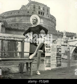 Werbung-Damen Mode Bekleidung, Rom, Italien Stockfoto