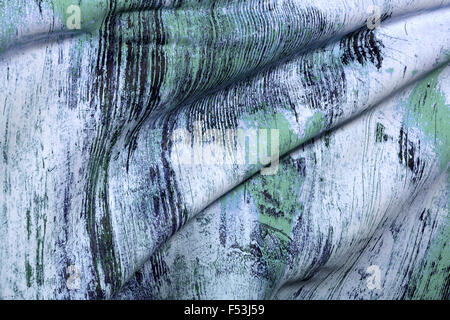 3D-Rendering des Hintergrunds des eine alte blaue Seide Stockfoto