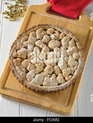 Isländische "glückliche Ehe" Kuchen. Hjónabandssaela. Island-Essen Stockfoto