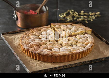 Isländische "glückliche Ehe" Kuchen. Hjónabandssaela. Island-Essen Stockfoto