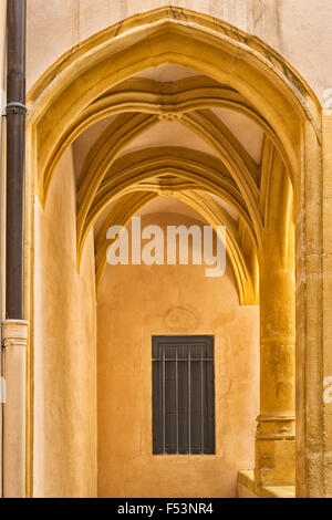 Traboule Hostellerie du Gouvernement, Saint-Jean-Bezirk, Altstadt von Lyon, Lyon, Rhone, Frankreich, UNESCO-Weltkulturerbe Stockfoto