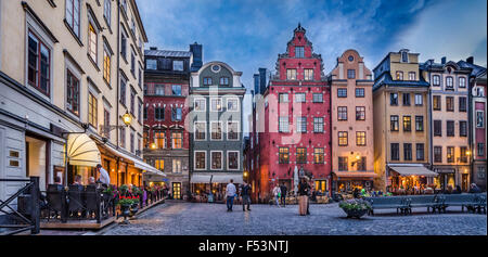 Gamla Stan, Stockholm, Schweden. Stockfoto