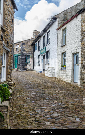 Dent Dorfstraße in Cumbria Stockfoto