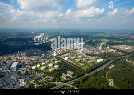 Ruhr Oel GmbH, Öl-Raffinerie, Gelsenkirchen, Ruhr District, North Rhine-Westphalia, Deutschland Stockfoto