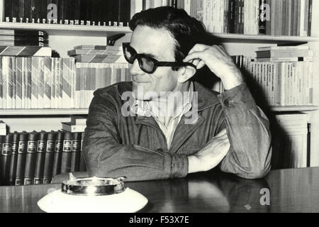 Der Schriftsteller und Regisseur Pier Paolo Pasolini Stockfoto