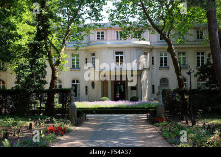 Berlin-Zehlendorf-Haus der Wannsee-Konferenz und pädagogische Website Stockfoto