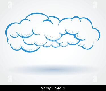 Cloud-Symbol Stock Vektor