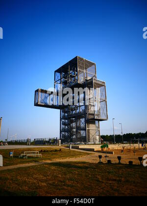 Europa Deutschland NRW Tagebau Garzweiler Oberfläche Bergbau Tagebau-Mine Stockfoto
