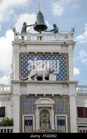 St.-Markus Clocktower, Venedig, Italien Stockfoto