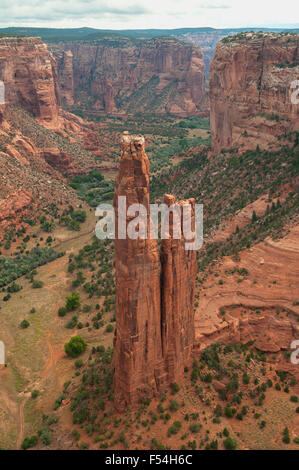 Spider Rock, Canyon de Chelly National Monument, Arizona, USA Stockfoto