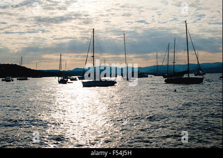 Saint-Tropez, Frankreich - 26. September 2015, Les Voiles de St. Tropez 2015, Côte d ' Azur, Frankreich Stockfoto