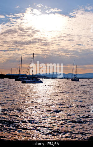 Saint-Tropez, Frankreich - 26. September 2015, Les Voiles de St. Tropez 2015, Côte d ' Azur, Frankreich Stockfoto