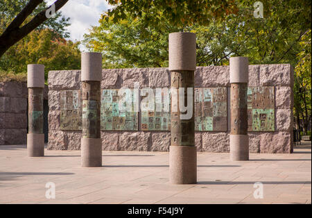 WASHINGTON, DC, USA - Franklin Roosevelt Memorial Stockfoto