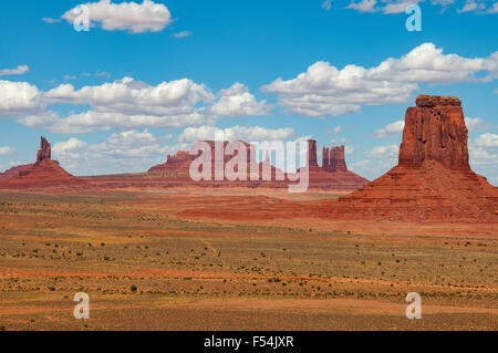 Nördlichen Buttes, Monument Valley, Utah, USA Stockfoto