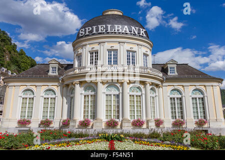 Außen Ansicht der Spielbank Casino Gebäude in der Kurstadt Bad Ems an der Lahn in Deutschland Stockfoto