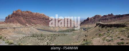 Gefleckte Wolf Canyon San Rafael Utah Stockfoto