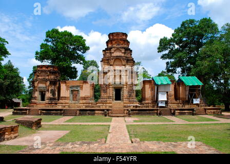 Prasat Kravan Tempel. Khmer-Denkmal im alten Tempel Komplex Angkor Wat an sonnigen Tag in Siem Reap, Kambodscha. Stockfoto