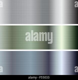 Abstrakte Metallplatte Banner. Vektor-design Stock Vektor