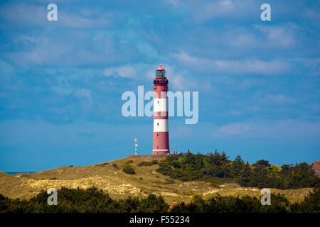 DEU, Deutschland, Schleswig-Holstein, Nordsee, Insel Amrum, der Leuchtturm in Sueddorf, genannt der große Amrumer.  DEU, Deutschl Stockfoto