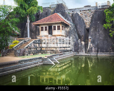 Isurumuniya Viharaya in der Heiligen Welt Erbe Stadt Anuradhapura, Sri Lanka. Stockfoto