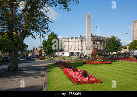 Kriegsdenkmal von Prospect Park Gardens im Sommer Harrogate North Yorkshire England Großbritannien GB Großbritannien Stockfoto