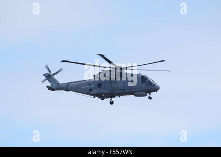 Königliche Marine Merlin Hubschrauber ZH857 Stockfoto