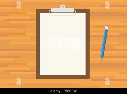 Zwischenablage isoliert Stock Vektor