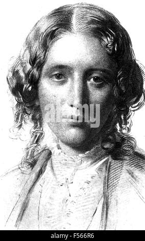 HARRIET BEECHER STOWE (1811 – 1896), US-amerikanischer Autor von Onkel Toms Hütte veröffentlicht in 1852 Stockfoto