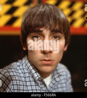 DIE WHO Schlagzeuger Keith Moon auf Ready, Steady, Go im Jahr 1966. Foto Tony Gale Stockfoto