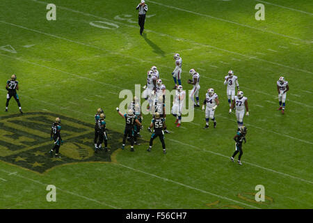 Jacksonville Jaguars Vs Buffalo Bills NFL in der Wembley Arena UK Stockfoto