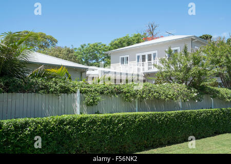 Luxus-Haus in Sydney Palm Beach Vorort an den nördlichen Stränden, Australien Stockfoto