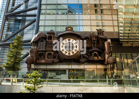 Hauptsitz von Nippon Television Network Corporation, Minato-Ku, Tokyo, Japan Stockfoto