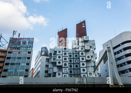 Nakagin Capsule Tower Building, Chuo-Ku, Tokyo, Japan Stockfoto