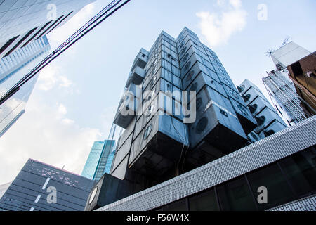Nakagin Capsule Tower Building, Chuo-Ku, Tokyo, Japan Stockfoto