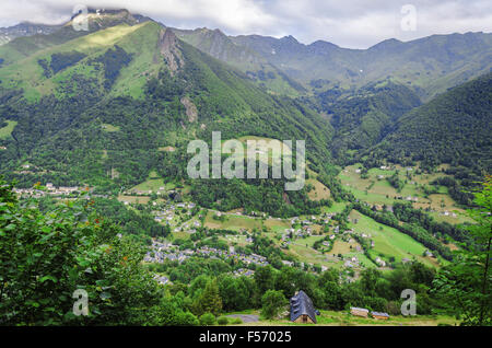 Erstaunlich natürlichen Blick auf die Pyrenäen in Spanien Stockfoto