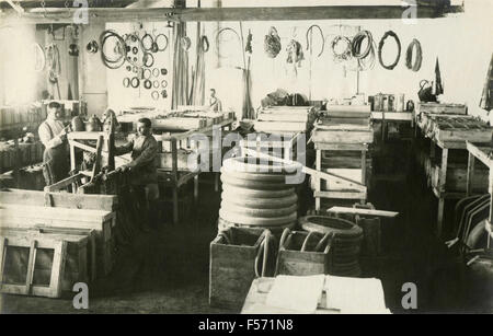 Lager, mechanische Industrien Suzzara 2. Flotte Depot workshop Stockfoto