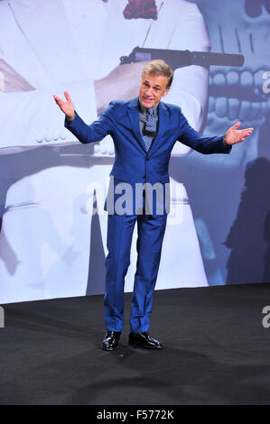 Berlin, Deutschland. 28. Oktober 2015. Christoph Waltz bei der Premiere von "James Bond: Gespenst" in Berlin, 28.10.2015./picture Allianz Credit: Dpa picture-Alliance/Alamy Live News Stockfoto