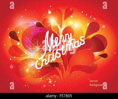 Bunte Vektor Weihnachtskarte. Stock Vektor