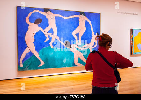 Ich tanzen von Henri Matisse (Anfang 1909) The Museum Of Modern Art (MoMa) New York City, Vereinigte Staaten von Amerika. Stockfoto