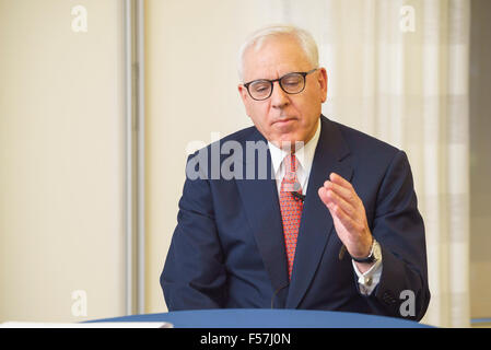 US-amerikanischer Bankier und Philanthrop David M. Rubenstein Stockfoto