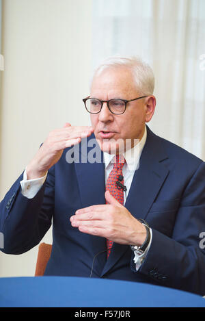 US-amerikanischer Bankier und Philanthrop David M. Rubenstein Stockfoto