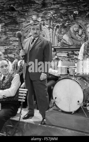 Fröhliche Weinrunde, sterben Unterhaltungsshow, Deutschland 1966, Regie: Fred Kraus, Monia: Stockfoto