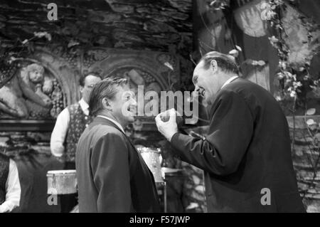 Fröhliche Weinrunde, sterben Unterhaltungsshow, Deutschland 1966, Regie: Fred Kraus, Monia: Stockfoto