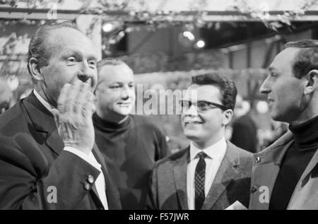 Fröhliche Weinrunde, sterben Unterhaltungsshow, Deutschland 1966, Regie: Fred Kraus, Monia: Stockfoto