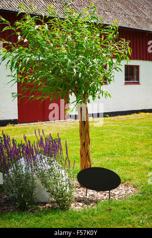 Bild der Landschaft Bauern Markt Zeichen. Stockfoto