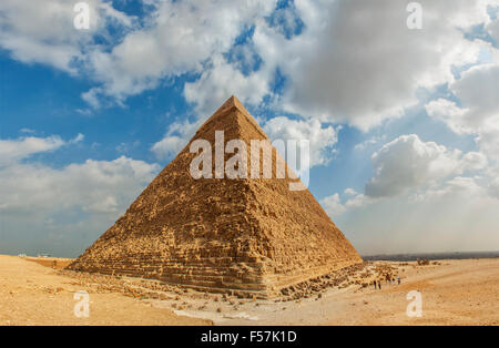 Bild der großen Pyramide von Gizeh. Kairo, Ägypten. Stockfoto