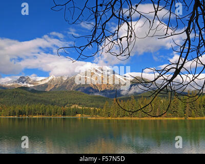 Lake Edith, Jasper Nationalpark, Alberta, Kanada Stockfoto