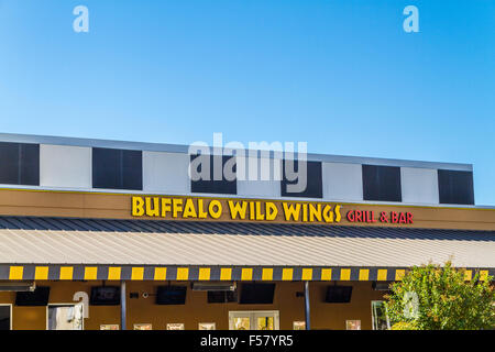 Buffalo Wild Wings Restaurant in Modesto, Kalifornien Stockfoto